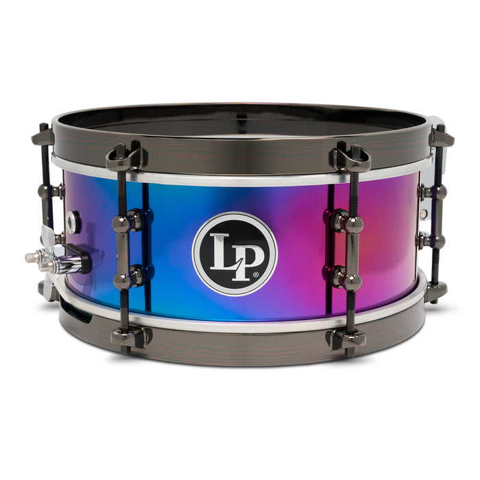 LP Tony Succar Salsa Snare 10X4.5in - Rainbow/Black Nickel