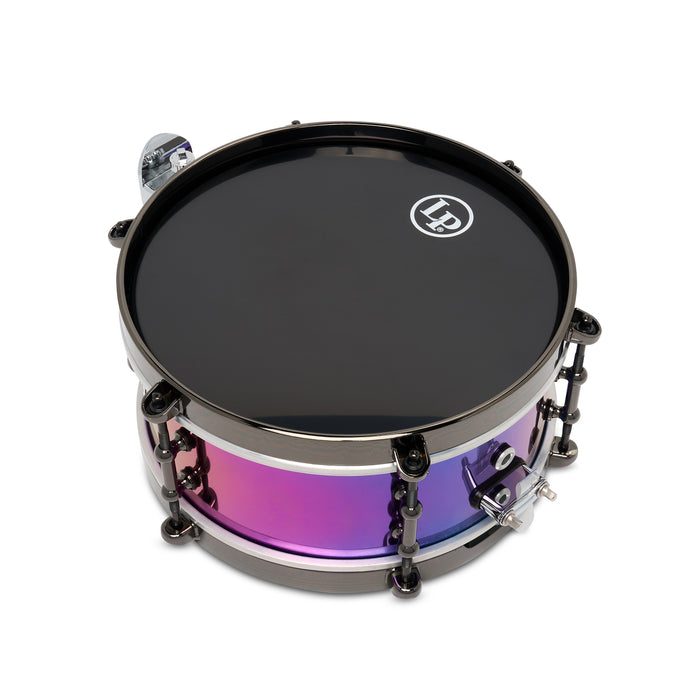 LP Tony Succar Salsa Snare 10X4.5in - Rainbow/Black Nickel