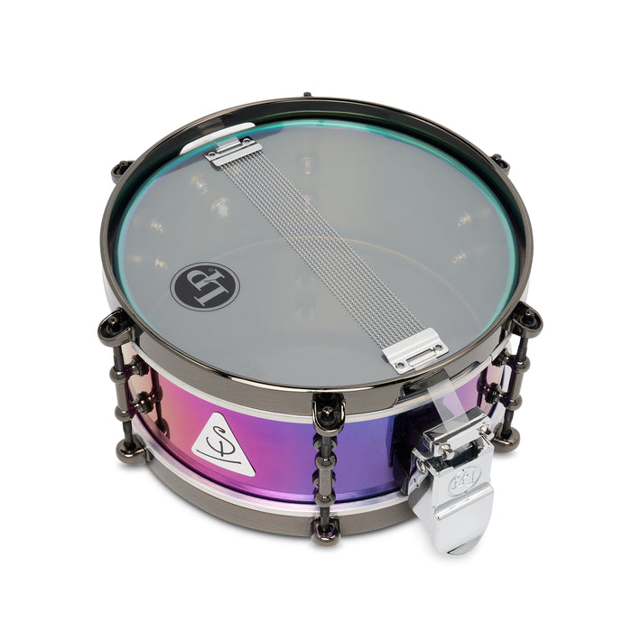 LP Tony Succar Salsa Snare 10X4.5in - Rainbow/Black Nickel