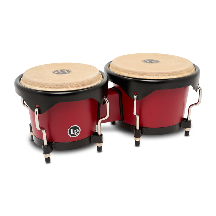LP Discovery II Ultralight Series Bongo, Red w/ Black HW, 6 ¼ - 7 ¼"