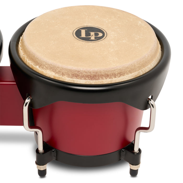 LP Discovery II Ultralight Series Bongo, Red w/ Black HW, 6 ¼ - 7 ¼"