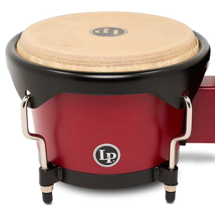 LP Discovery II Ultralight Series Bongo, Red w/ Black HW, 6 ¼ - 7 ¼"