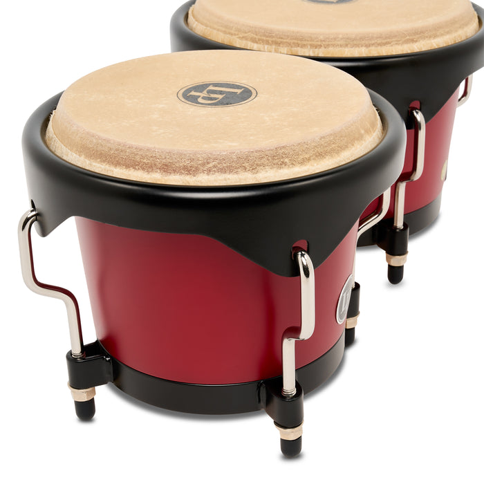 LP Discovery II Ultralight Series Bongo, Red w/ Black HW, 6 ¼ - 7 ¼"