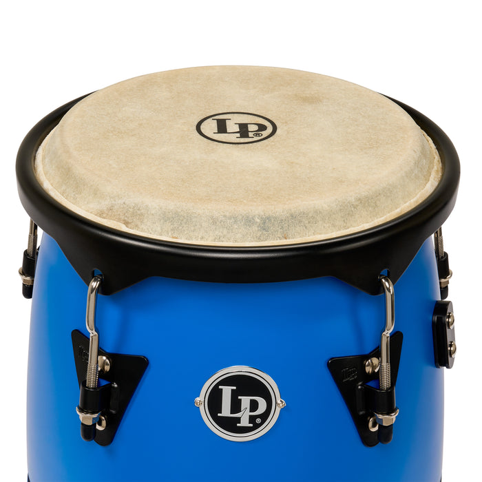 Conga Set LP Discovery II Ultralight Series, bleu course avec accastillage noir, 10-11 pouces