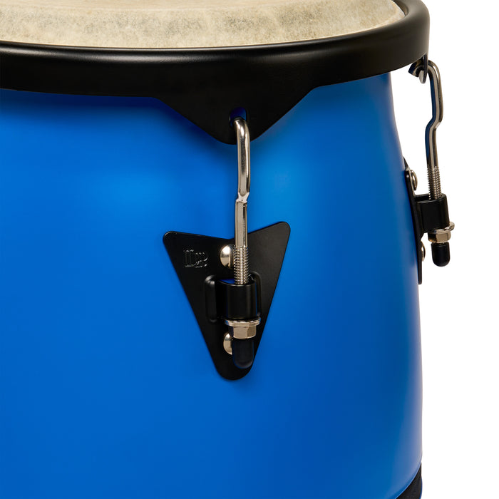 Conga Set LP Discovery II Ultralight Series, bleu course avec accastillage noir, 10-11 pouces