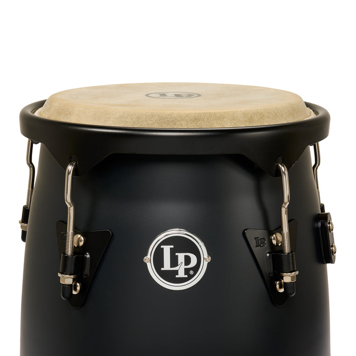 LP Discovery II Ultralight Series Conga Set, Onyx w/ Black HW, 10-11po