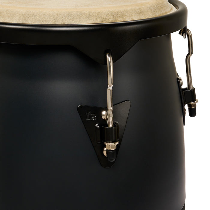 LP Discovery II Ultralight Series Conga Set, Onyx w/ Black HW, 10-11po