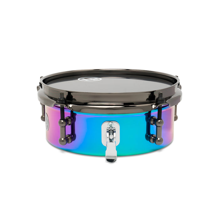 Caisse claire LP Tony Succar Micro Snare, Rainbow avec accastillage nickel noir, 8 pouces