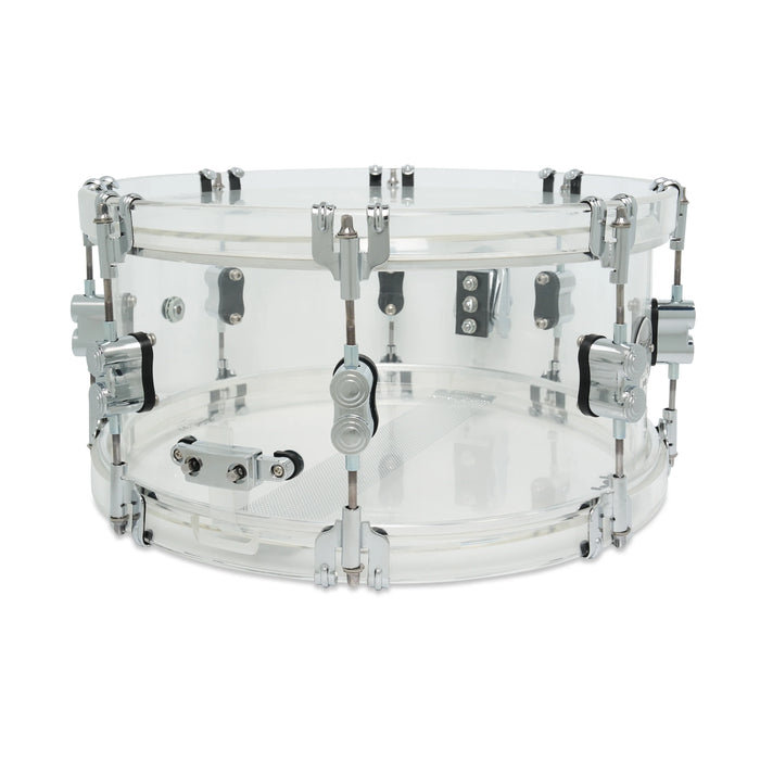 Concept Acrylic Clear CR HW 6.5x14 Snare Drum