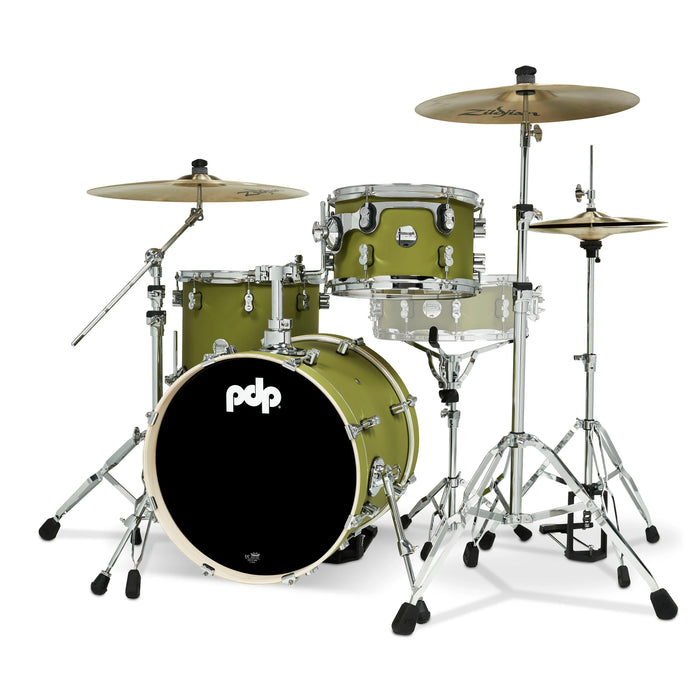 PDP Concept Maple Shell Pack Satin Olive CR HW Bop