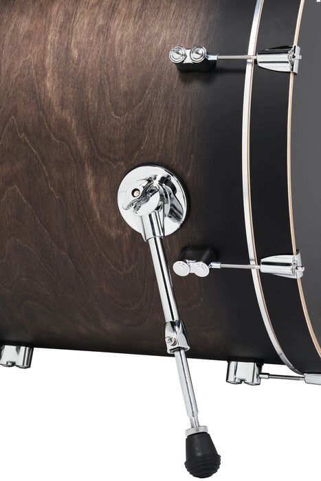 PDP Concept Maple Shell Pack CHARCOAL BURST CHROME HW 5 PCS