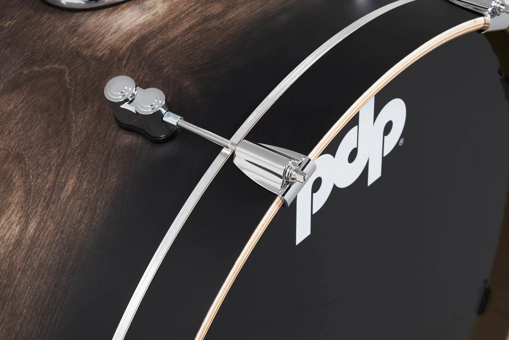 PDP Concept Maple Shell Pack CHARCOAL BURST CHROME HW 5 PCS