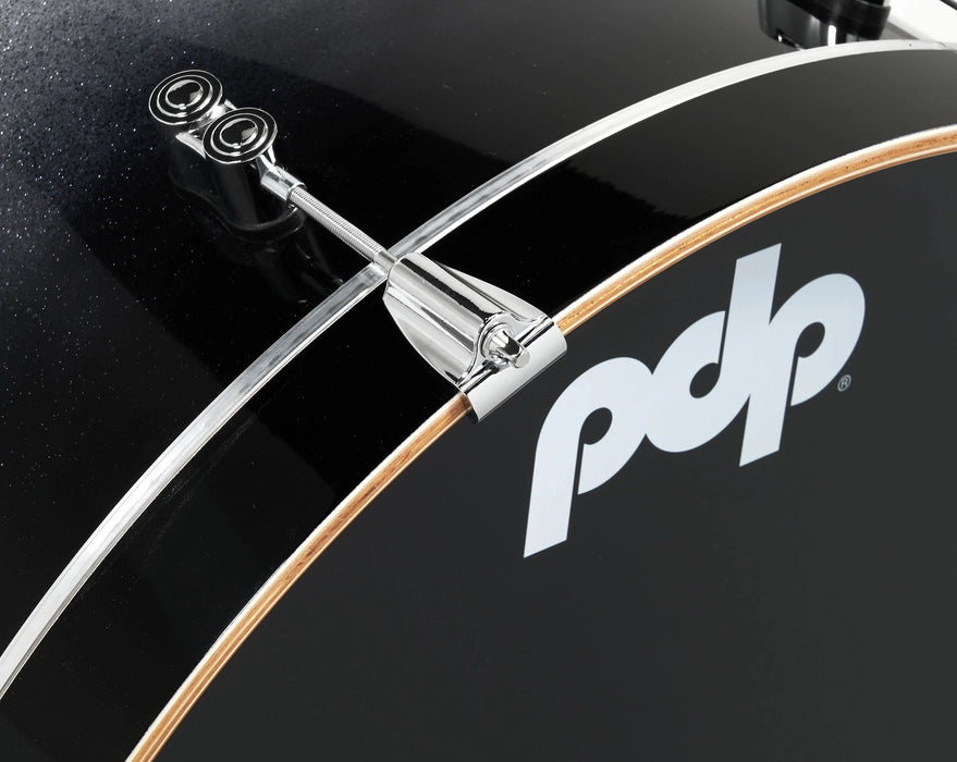 PDP Concept Maple Shell Pack SILVER TO BLK FADE - CHRM HW 7 PCS