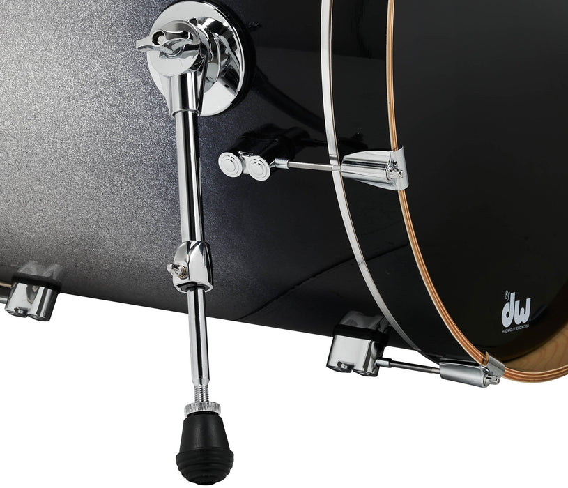 PDP Concept Maple Shell Pack SILVER TO BLK FADE - CHRM HW 7 PCS