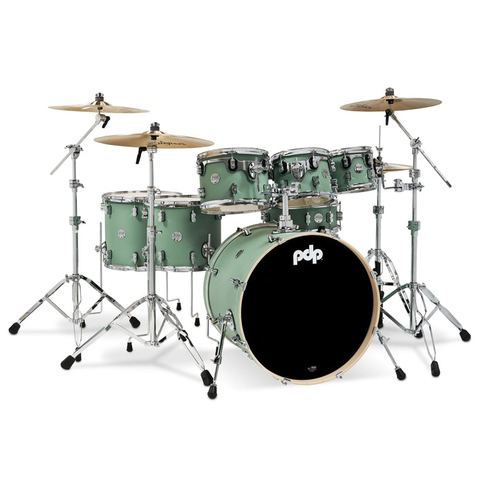 PDP Concept Maple Shell Pack Satin Seafoam CR HW 7PC