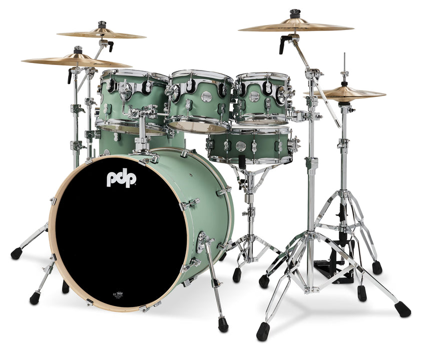 PDP Concept Maple Shell Pack Satin Seafoam CR HW 7PC
