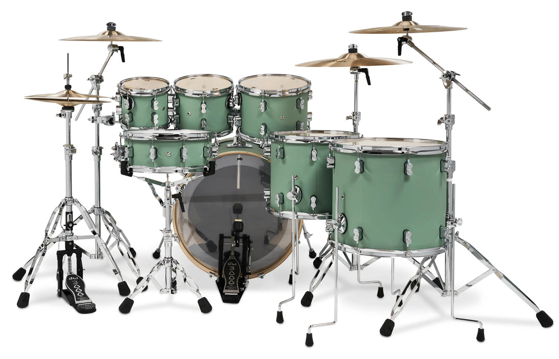 PDP Concept Maple Shell Pack Satin Seafoam CR HW 7PC