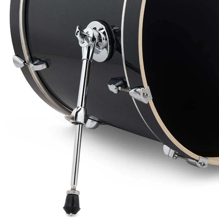 PDP Mainstage Black Sparkle Drum Kit w/HW, Paiste 101, throne