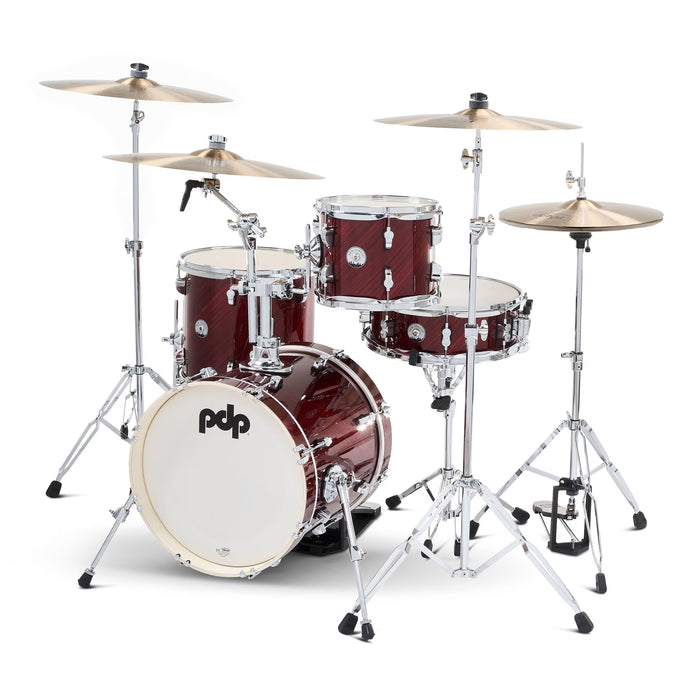 PDP New Yorker Shell Pack, 4-Piece Twisted Cherry