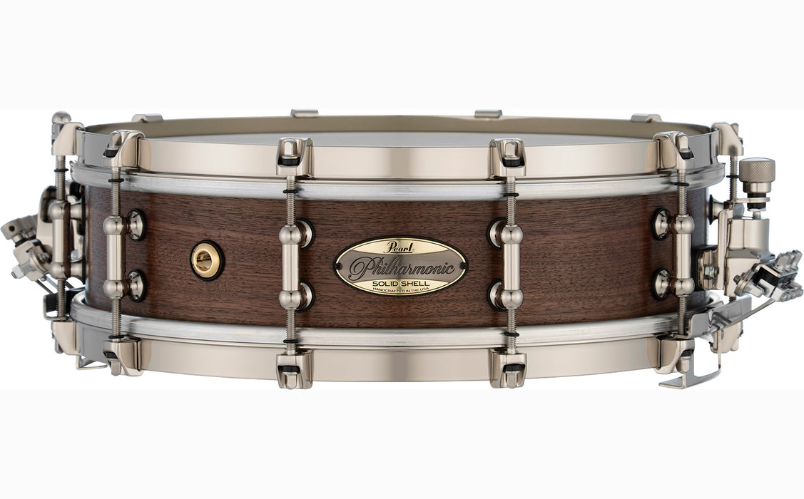 Pearl Philharmonic USA Concert Snare Drum Solid Shell Walnut 14X5in - Hand-rubbed Oil