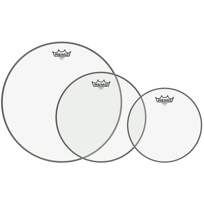 Peaux Remo Tom Pack (10po12po16po Clear BE)