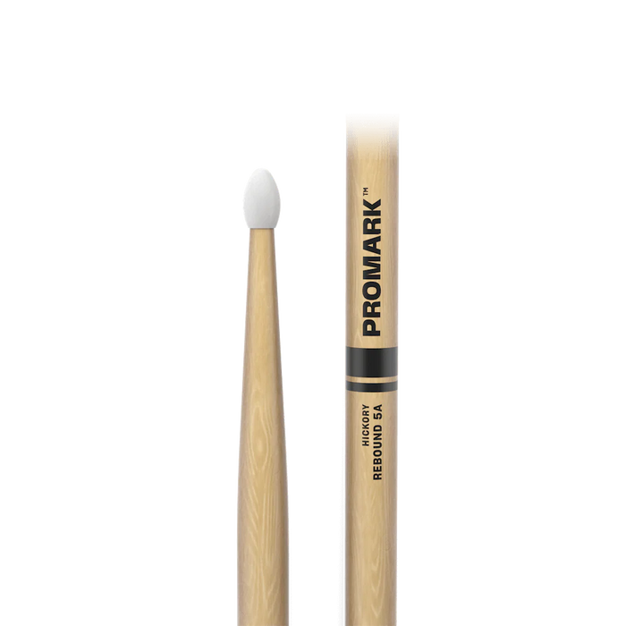 Baguettes de caisse claire ProMark Rebound 5A Nylon en hickory laqué