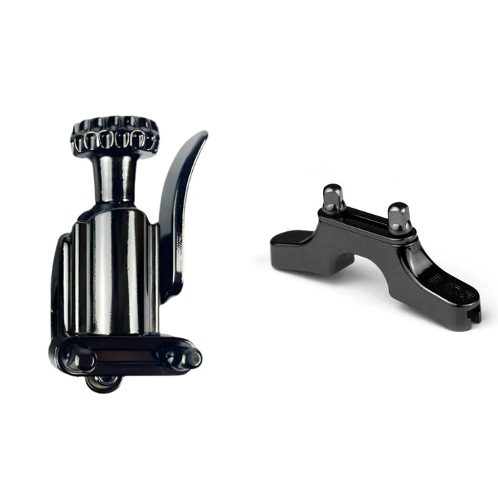 Ensemble INDE Drum Lab Déclencheur & Buttplate Mini Piccolo - black nickel plated