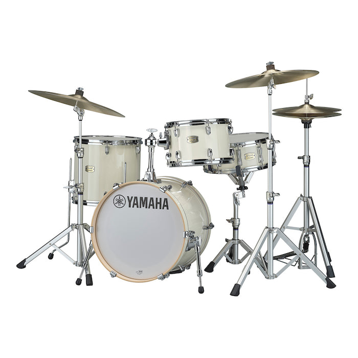 Yamaha Stage Custom Bop Drum Kit 18-12-14in - Classic White