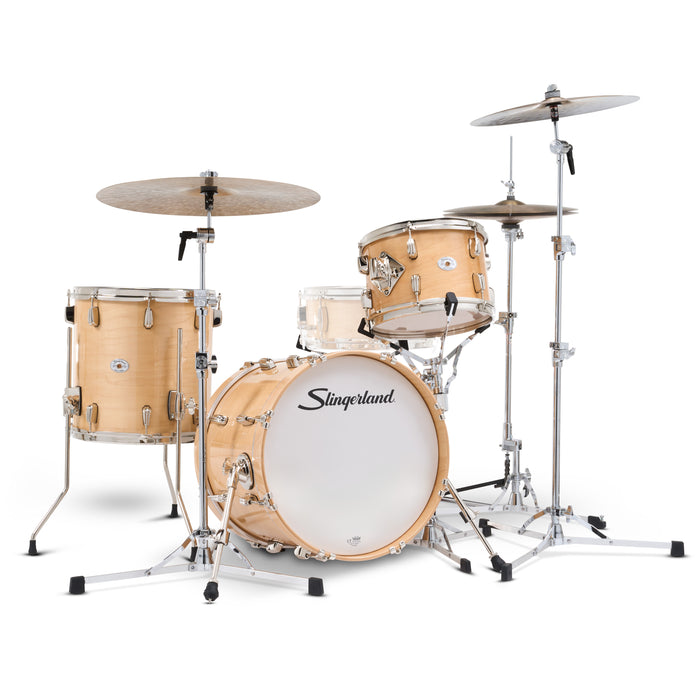 Slingerland Studio King 8x12 14x14,14x18 Ventura Sand drum kit
