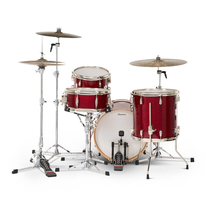 Slingerland Studio King 8x12 14x14 14x18 Royal Crimson drum kit