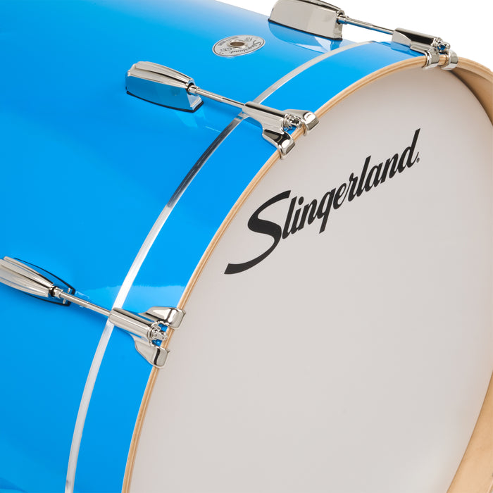 Slingerland Studio King 8x12 14x14 14x20 Lunar Blue drum kit