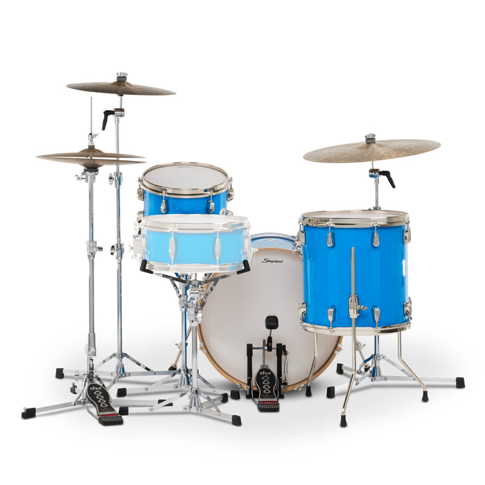 Slingerland Studio King 8x12 14x14 14x20 Lunar Blue drum kit