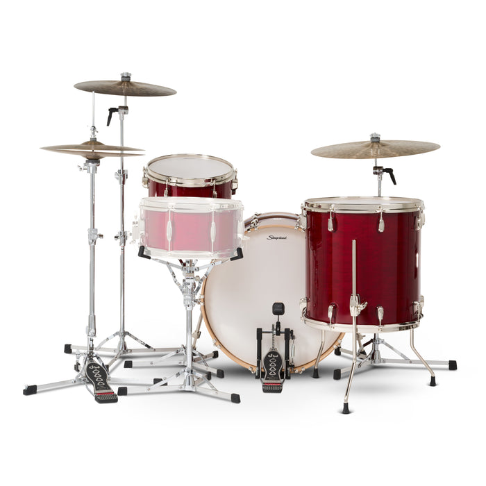 Slingerland Studio King 9x13 16x16 14x22 Royal Crimson drum kit