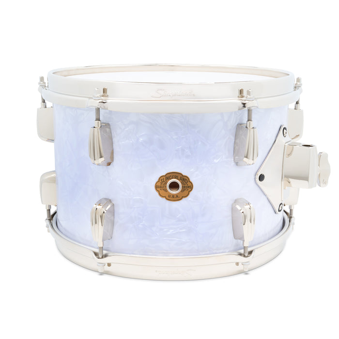Slingerland Radio King Tom 12x8in - White Marine Pearl Wrap - Timpano-percussion