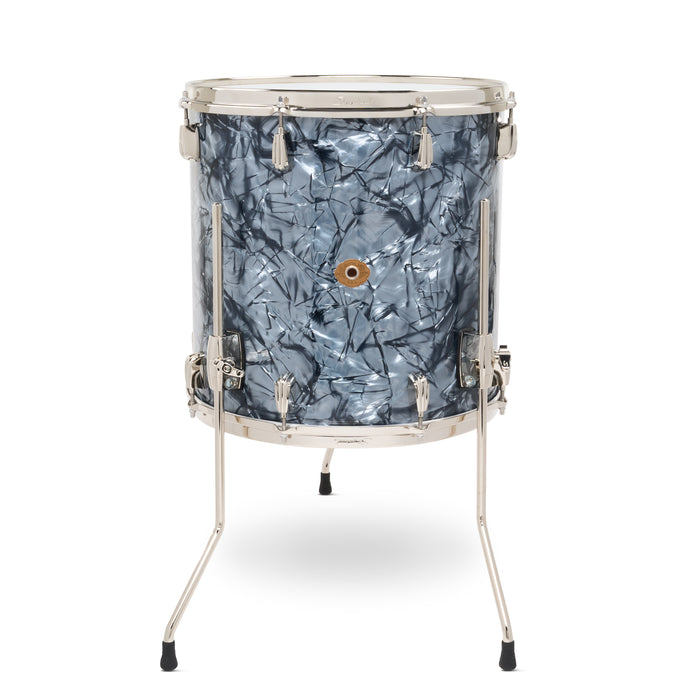 Slingerland Radio King Floor Tom 16x16in - Black Diamond Pearl Wrap - Timpano-percussion