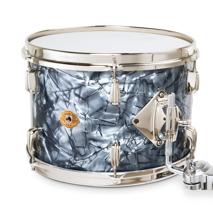 Slingerland Radio King Drum Kit 20-12-14in - Black Diamond Pearl Wrap - Timpano-percussion