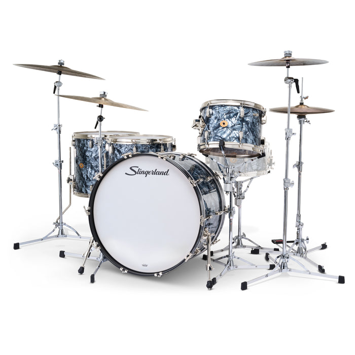 Batterie Slingerland Radio King 9x13 16x16 16x18 14x24 Black Diamond Pearl