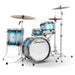 Slingerland Radio King Outfit Drum Kit 18-12-14x14in - Blue and Silver Lacquer - Timpano-percussion