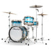 Slingerland Radio King Outfit Drum Kit 18-12-14x14in - Blue and Silver Lacquer - Timpano-percussion
