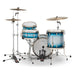 Slingerland Radio King Outfit Drum Kit 18-12-14x14in - Blue and Silver Lacquer - Timpano-percussion