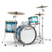 Slingerland Radio King Outfit Drum Kit 20-12-14in - Blue and Silver Lacquer - Timpano-percussion