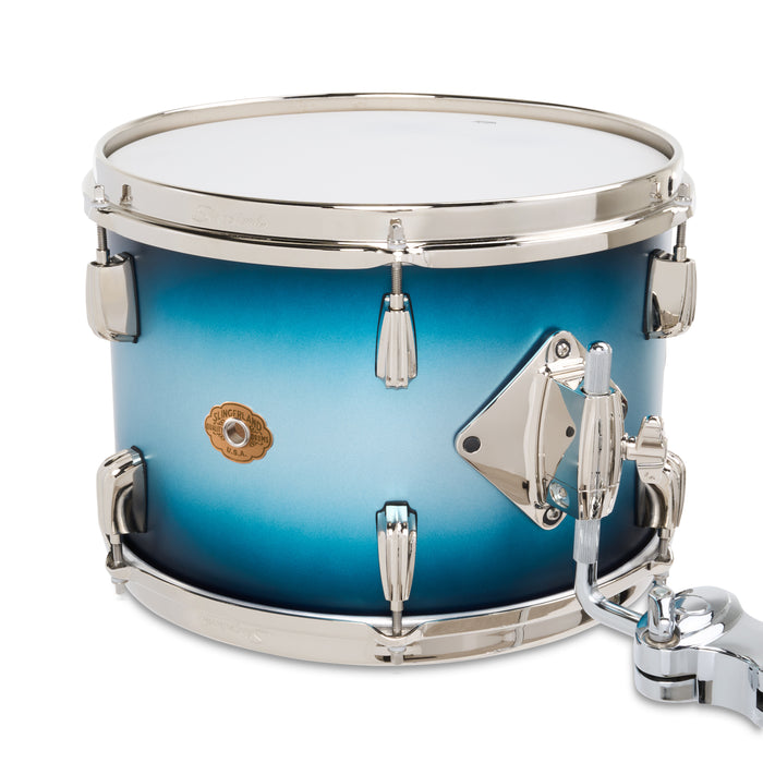 Slingerland Radio King Outfit Drum Kit 20-12-14x14in - Blue and Silver Lacquer - Timpano-percussion