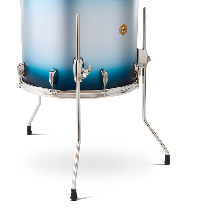 Slingerland Radio King Outfit Drum Kit 20-12-14x14in - Blue and Silver Lacquer - Timpano-percussion
