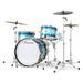 Slingerland Radio King Drum Kit 22-13-16in - Blue and Silver Lacquer - Timpano-percussion
