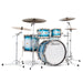 Slingerland Radio King Outfit Drum Kit 22-10-12-16in - Blue and Silver Lacquer - Timpano-percussion