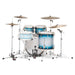 Slingerland Radio King Outfit Drum Kit 22-10-12-16in - Blue and Silver Lacquer - Timpano-percussion