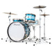 Slingerland Radio King Outfit Drum Kit 24-13-16in - Blue & Silver Lacquer - Timpano-percussion