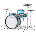 Slingerland Radio King Outfit Drum Kit 24-13-16x14in - Blue and Silver Lacquer - Timpano-percussion