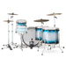 Slingerland Radio King Outfit Drum Kit 24-13-16-18in - Blue and Silver Lacquer - Timpano-percussion