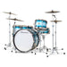 Slingerland Radio King Outfit Drum Kit 24-13-16-18x14in - Blue and Silver Lacquer - Timpano-percussion